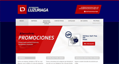 Desktop Screenshot of distribuidoraluzuriaga.com